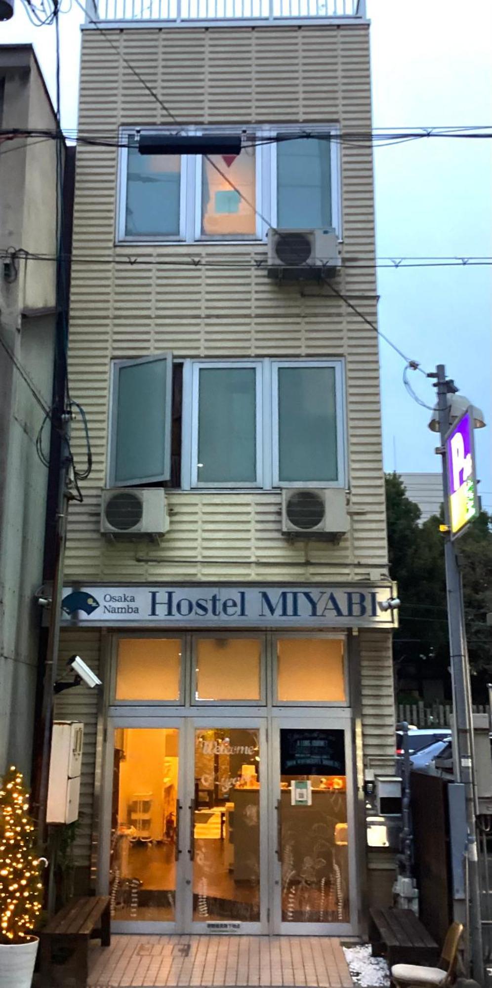 Osaka Namba Hostel Miyabi Exterior foto